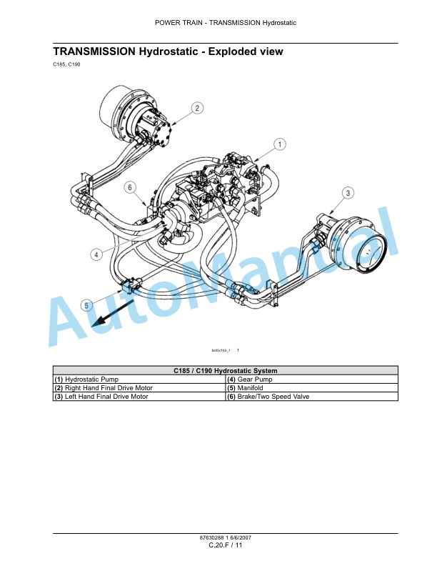 New Holland L180, L185, L190 Skid Steer Loader - C185, C190 Compact Track Loader Repair Manual 87630288NA 3 New Holland L180, L185, L190 Skid Steer Loader - C185, C190 Compact Track Loader Repair Manual 87630288NA-3