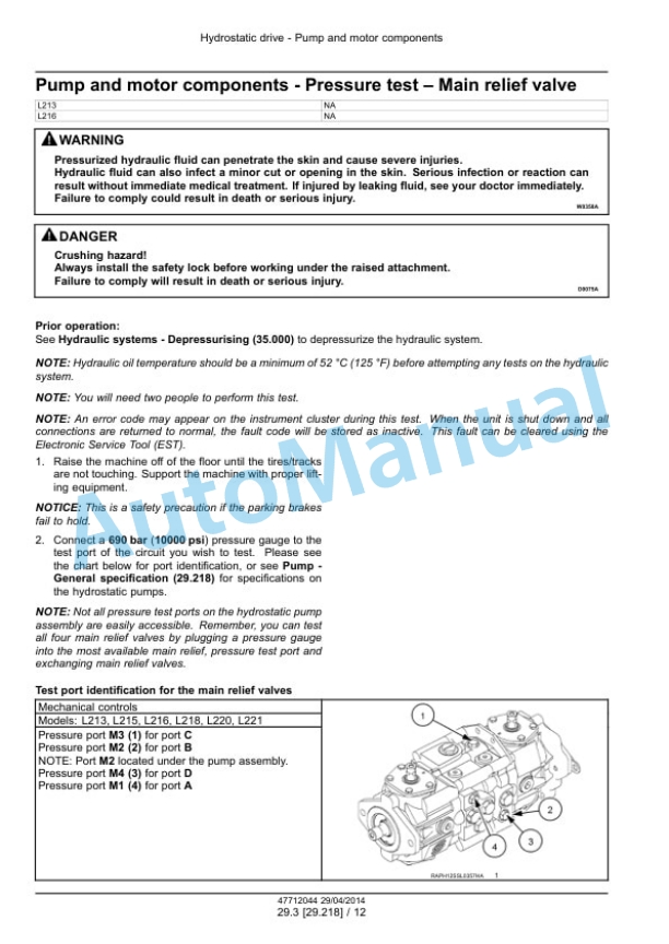 New Holland L213, L216 Tier 4B Final 200 Series Skid Steer Loader Service Manual 47720730 4 New Holland L213, L216 Tier 4B Final 200 Series Skid Steer Loader Service Manual 47720730 - Image 4