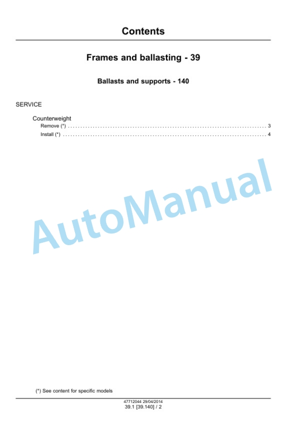 New Holland L213, L216 Tier 4B Final 200 Series Skid Steer Loader Service Manual 47720731 4 New Holland L213, L216 Tier 4B Final 200 Series Skid Steer Loader Service Manual 47720731 - Image 4