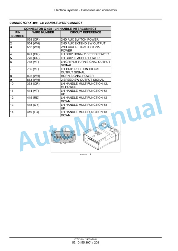 New Holland L213, L216 Tier 4B Final 200 Series Skid Steer Loader Service Manual 47720732 4 New Holland L213, L216 Tier 4B Final 200 Series Skid Steer Loader Service Manual 47720732-4