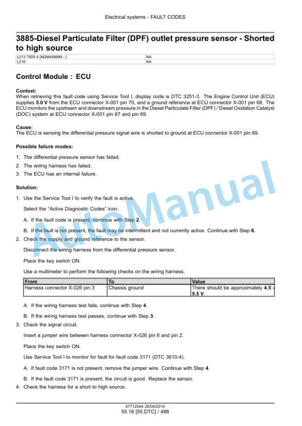 New Holland L213, L216 Tier 4B Final 200 Series Skid Steer Loader Service Manual 47720734 4 New Holland L213, L216 Tier 4B Final 200 Series Skid Steer Loader Service Manual 47720734-4