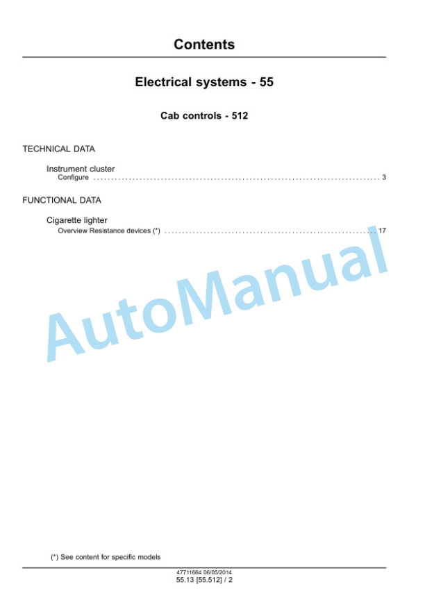 New Holland L218, L220 Tier 4B Final 200 Series Skid Steer Loader Service Manual 47711684 4 New Holland L218, L220 Tier 4B Final 200 Series Skid Steer Loader Service Manual 47711684 - Image 4