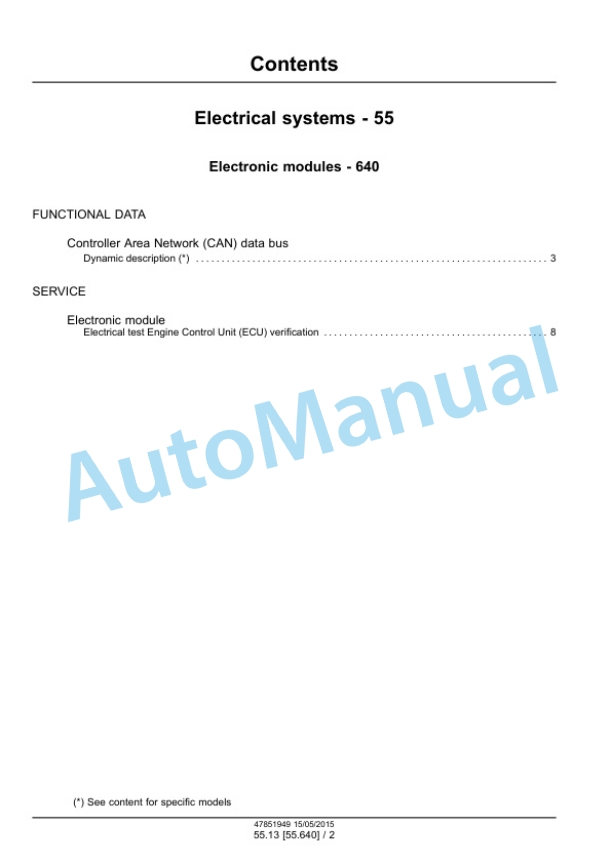 New Holland L218, L220 Tier 4B Final 200 Series Skid Steer Loader Service Manual 47888414 2 New Holland L218, L220 Tier 4B Final 200 Series Skid Steer Loader Service Manual 47888414-2
