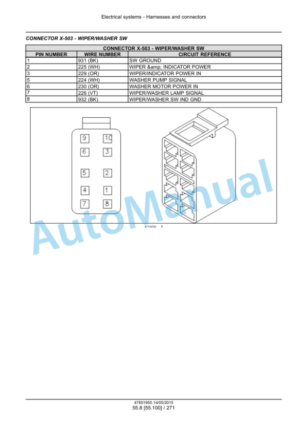 New Holland L221, L228 Tier 4B Final 200 Series Skid Steer Loader - C227, C232 Tier 4B Final 200 Series Compact Track Loader Service Manual 47888423 3 New Holland L221, L228 Tier 4B Final 200 Series Skid Steer Loader - C227, C232 Tier 4B Final 200 Series Compact Track Loader Service Manual 47888423-3