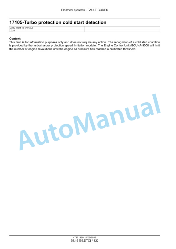 New Holland L221, L228 Tier 4B Final 200 Series Skid Steer Loader - C227, C232 Tier 4B Final 200 Series Compact Track Loader Service Manual 47888426 4 New Holland L221, L228 Tier 4B Final 200 Series Skid Steer Loader - C227, C232 Tier 4B Final 200 Series Compact Track Loader Service Manual 47888426-4