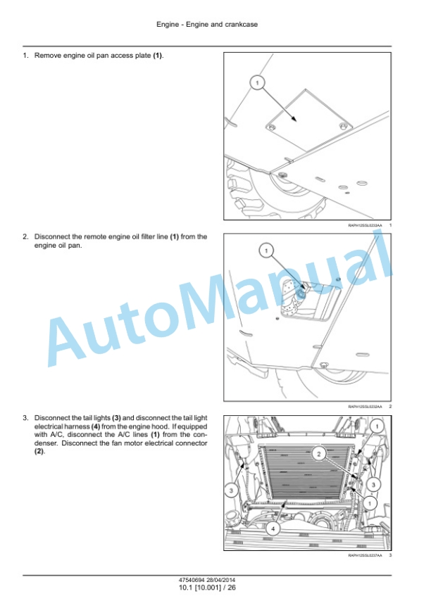 New Holland L223, L225, L230 Tier 4A 200 Series Skid Steer Loader - C232, C238 Tier 4A 200 Series Compact Track Loader Service Manual 47720767 3 New Holland L223, L225, L230 Tier 4A 200 Series Skid Steer Loader - C232, C238 Tier 4A 200 Series Compact Track Loader Service Manual 47720767 - Image 3