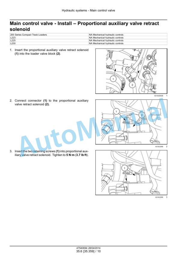 New Holland L223, L225, L230 Tier 4A 200 Series Skid Steer Loader - C232, C238 Tier 4A 200 Series Compact Track Loader Service Manual 47720769 3 New Holland L223, L225, L230 Tier 4A 200 Series Skid Steer Loader - C232, C238 Tier 4A 200 Series Compact Track Loader Service Manual 47720769 - Image 3