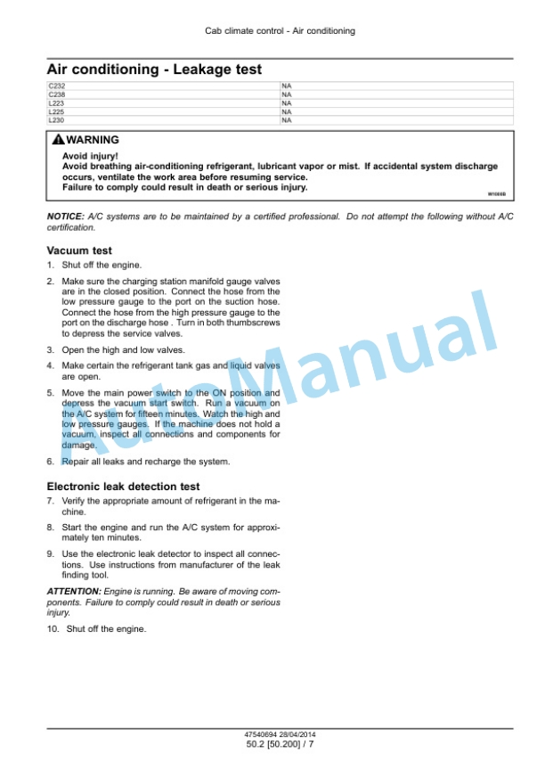 New Holland L223, L225, L230 Tier 4A 200 Series Skid Steer Loader - C232, C238 Tier 4A 200 Series Compact Track Loader Service Manual 47720770 3 New Holland L223, L225, L230 Tier 4A 200 Series Skid Steer Loader - C232, C238 Tier 4A 200 Series Compact Track Loader Service Manual 47720770 - Image 3
