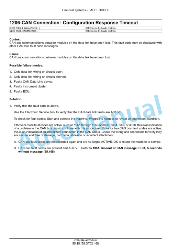 New Holland L230 Tier 4A 200 Series Skid Steer Loader - L238 Tier 4A 200 Series Compact Track Loader Service Manual 47674596 4 New Holland L230 Tier 4A 200 Series Skid Steer Loader - L238 Tier 4A 200 Series Compact Track Loader Service Manual 47674596 - Image 4