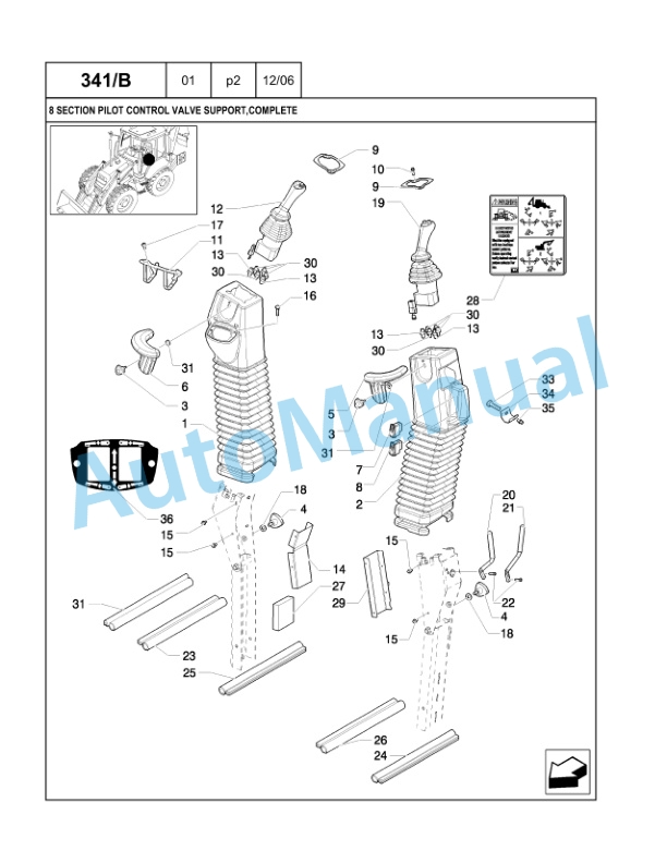 New Holland LB90.B Backhoe Loader Parts Catalogue 6036803300NA 3 New Holland LB90.B Backhoe Loader Parts Catalogue 6036803300NA-3