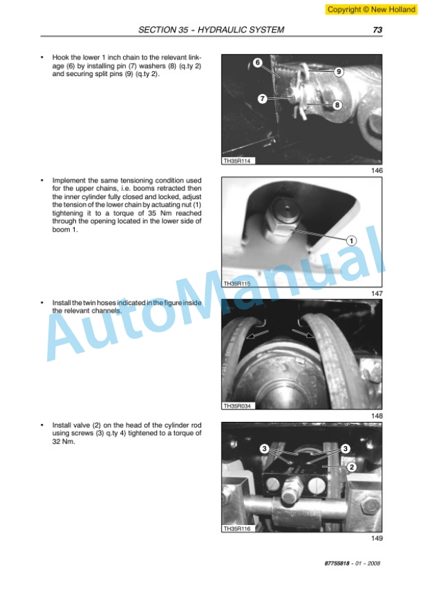 New Holland LM1330, LM1333 Telehandler Workshop Manual 87755818 5 New Holland LM1330, LM1333 Telehandler Workshop Manual 87755818-5