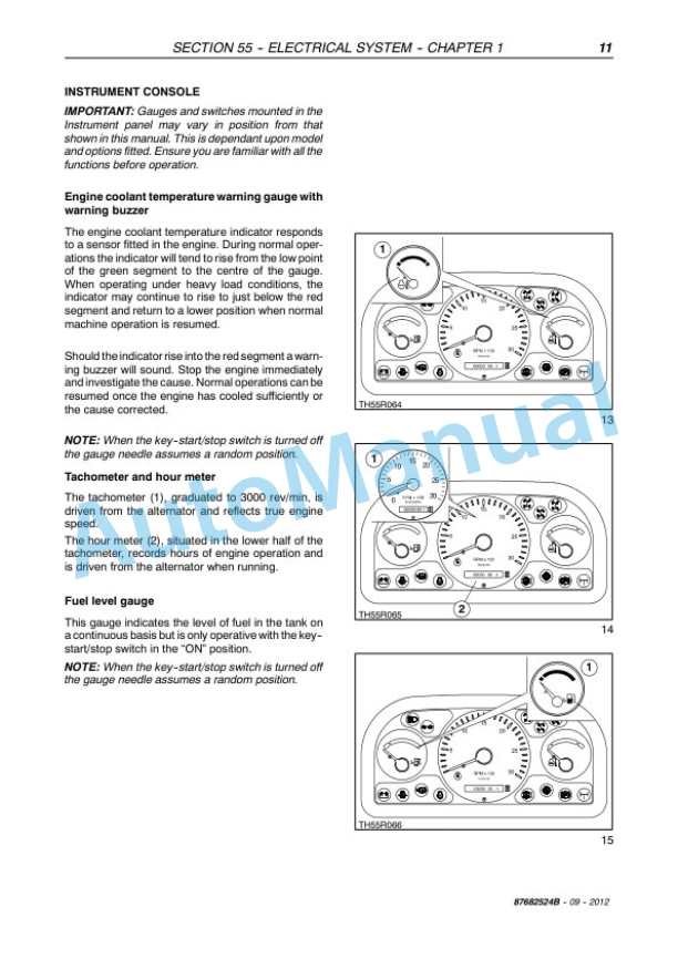 New Holland LM1340, LM1343, LM1345, LM1443, LM1445, LM1745 Telehandler Service Manual 87682524B 5 New Holland LM1340, LM1343, LM1345, LM1443, LM1445, LM1745 Telehandler Service Manual 87682524B-5