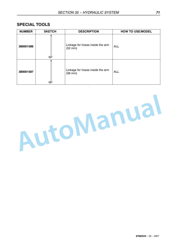 New Holland LM1340, LM1343, LM1345, LM1443, LM1445, LM1745 Turbo Telehandler Workshop Manual 87682524 5 New Holland LM1340, LM1343, LM1345, LM1443, LM1445, LM1745 Turbo Telehandler Workshop Manual 87682524 - Image 5
