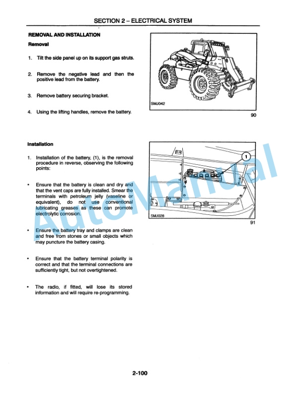 New Holland LM430, LM640 Repair Manual 86584415 3 New Holland LM430, LM640 Repair Manual 86584415-3