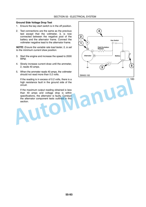New Holland LS140, LS150 Workshop Manual 6041360201 5 New Holland LS140, LS150 Workshop Manual 6041360201 - Image 5