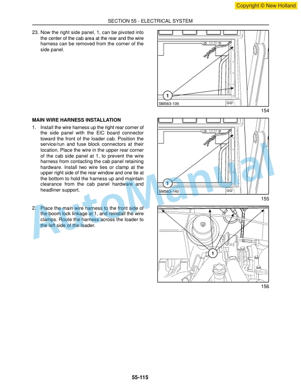 New Holland LS160, LS170 Skid Steer Workshop Manual 60413607 5 New Holland LS160, LS170 Skid Steer Workshop Manual 60413607-5