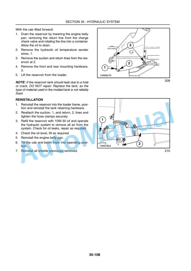 New Holland LS160, LS170 Workshop Manual 6041360701 4 New Holland LS160, LS170 Workshop Manual 6041360701 - Image 4