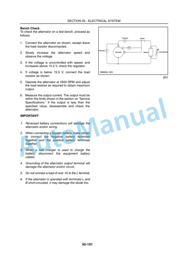 New Holland LS160, LS170 Workshop Manual 6041360701 5 New Holland LS160, LS170 Workshop Manual 6041360701 - Image 5