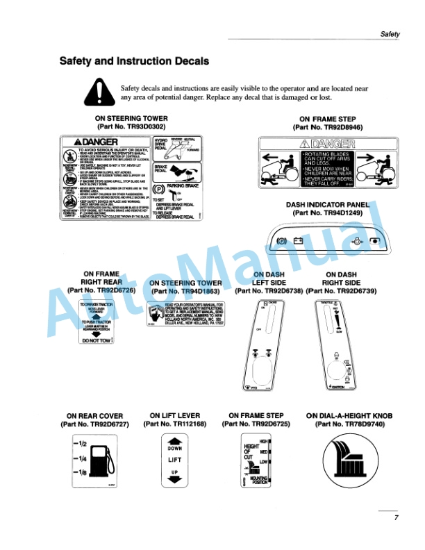 New Holland LS45-17H Yard Tractor Operation and Maintenance Manual 42644511 2 New Holland LS45-17H Yard Tractor Operation and Maintenance Manual 42644511-2