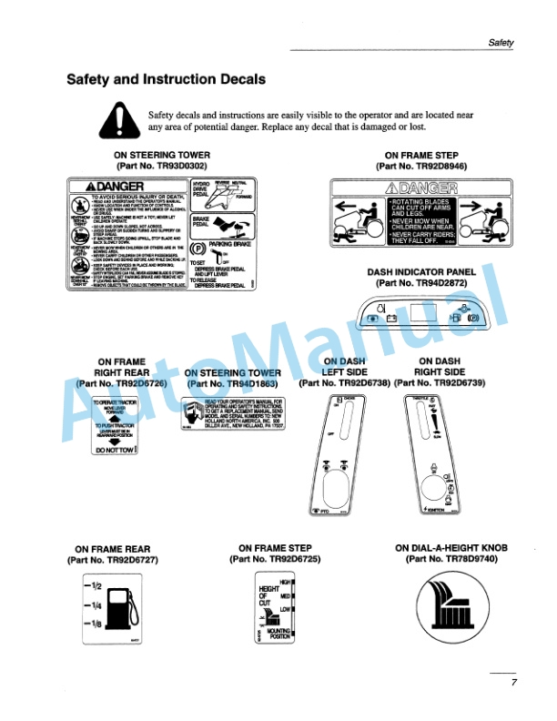 New Holland LS55-19H Yard Tractor Operation and Maintenance Manual 42646510 2 New Holland LS55-19H Yard Tractor Operation and Maintenance Manual 42646510-2