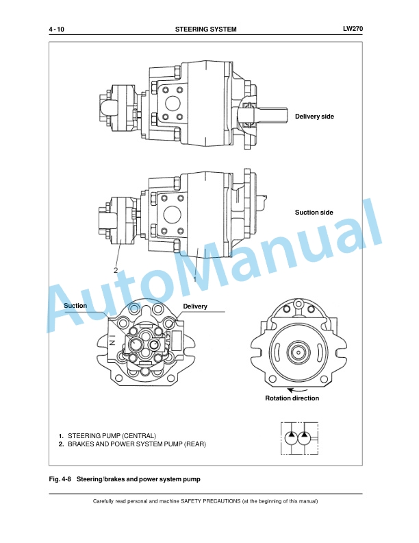 New Holland LW270 Wheel Loader Service Manual 75131020 4 New Holland LW270 Wheel Loader Service Manual 75131020 - Image 4