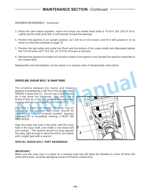 New Holland MC60SD, MC72SD Commercial Front Mount Rotary Mower Operation and Maintenance Manual 87014673 3 New Holland MC60SD, MC72SD Commercial Front Mount Rotary Mower Operation and Maintenance Manual 87014673 - Image 3