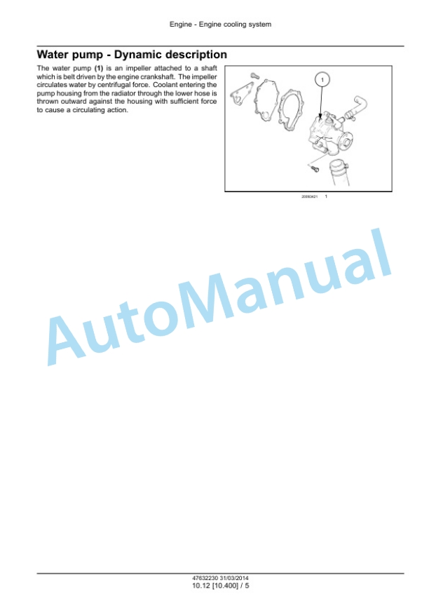 New Holland N843H, N843L, N843, N844LT, N844L, N844T, N844 ISM Tier 3 Engine Service Manual 47632230 4 New Holland N843H, N843L, N843, N844LT, N844L, N844T, N844 ISM Tier 3 Engine Service Manual 47632230 - Image 4