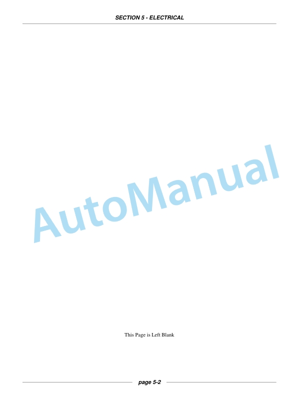 New Holland P2050 Air Drill Service Manual 87478747-4