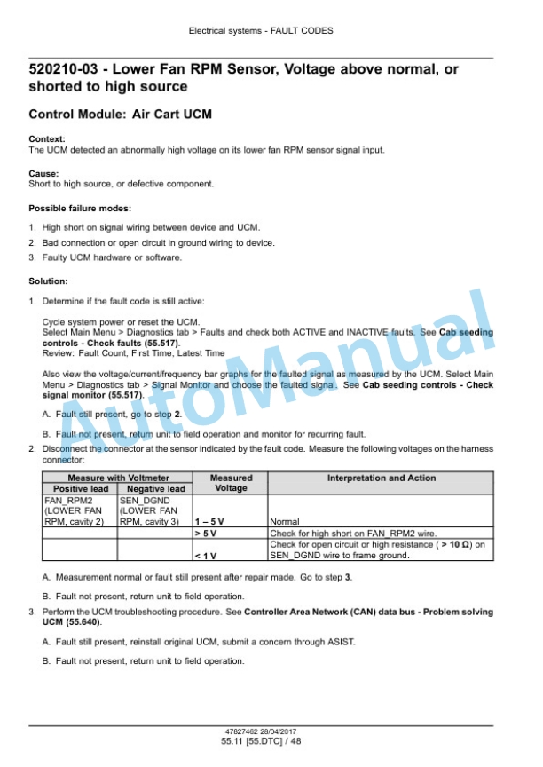 New Holland P2350, P3440, P3550, P4460, P4580, P4760, P4950 Air Cart Service Manual 47827462 5 New Holland P2350, P3440, P3550, P4460, P4580, P4760, P4950 Air Cart Service Manual 47827462 - Image 5