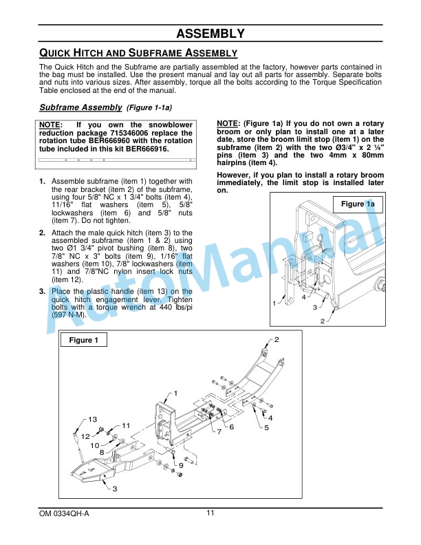 New Holland Quick Hitch - Subframe - Mid PTO Drive Kit Operation and Maintenance Manual 84561152 3 New Holland Quick Hitch - Subframe - Mid PTO Drive Kit Operation and Maintenance Manual 84561152-3