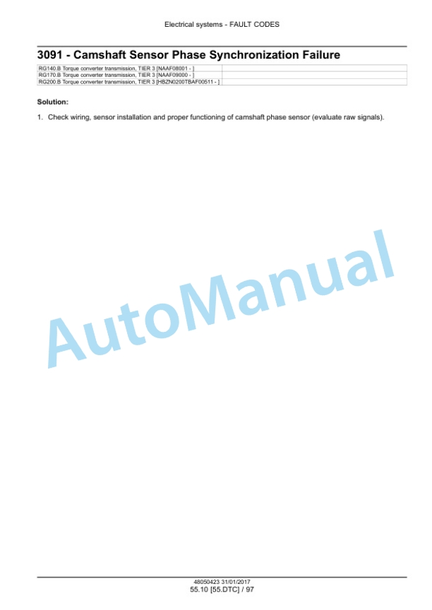 New Holland RG140.B, RG170.B, RG200.B Motor Grader Service Manual 48050423 5 New Holland RG140.B, RG170.B, RG200.B Motor Grader Service Manual 48050423 - Image 5