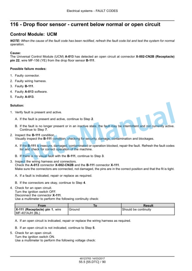 New Holland Roll Baler 125 Round Baler Service Manual 48123763 4 New Holland Roll Baler 125 Round Baler Service Manual 48123763 - Image 4