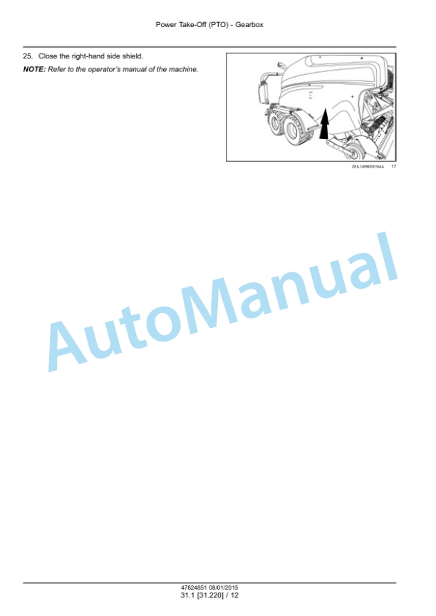 New Holland Roll Baler 135 Ultra Round Baler Service Manual 47824851 2 New Holland Roll Baler 135 Ultra Round Baler Service Manual 47824851 - Image 2