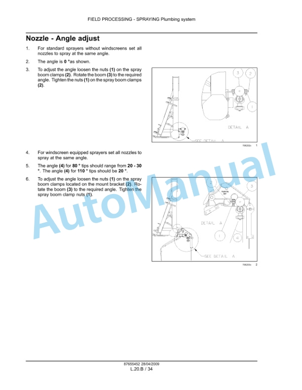 New Holland S1050, S1070 Field Sprayer Service Manual 87655452 5 New Holland S1050, S1070 Field Sprayer Service Manual 87655452 - Image 5