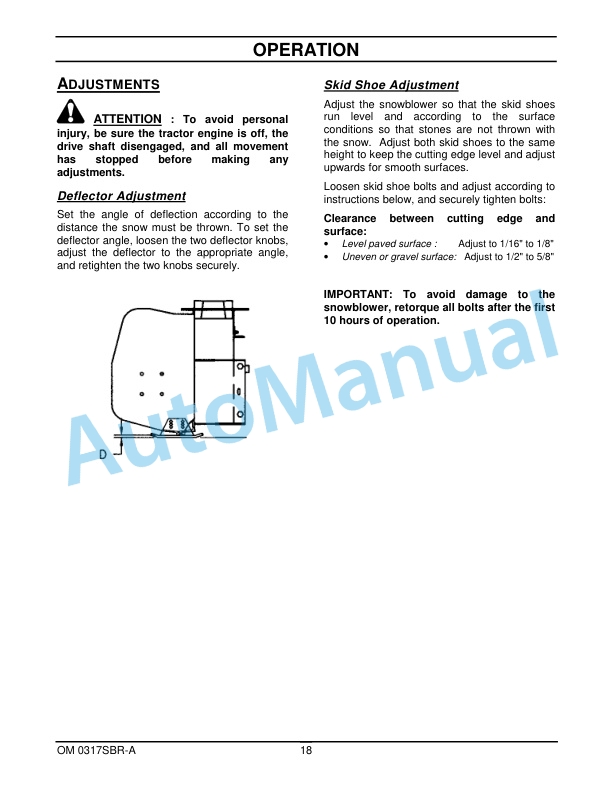 New Holland Snowblower Rear Package - 51, 63 Snowblower Head Operation and Maintenance Manual 87026635 4 New Holland Snowblower Rear Package - 51, 63 Snowblower Head Operation and Maintenance Manual 87026635-4