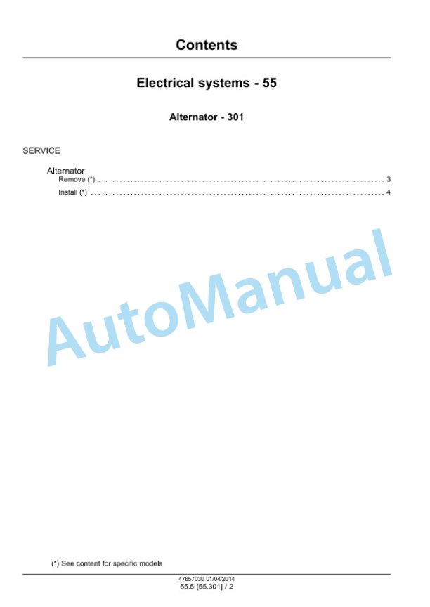 New Holland SP.240R, SP.275R Guardian Tier 3 Sprayer Service Manual 47657030 5 New Holland SP.240R, SP.275R Guardian Tier 3 Sprayer Service Manual 47657030 - Image 5