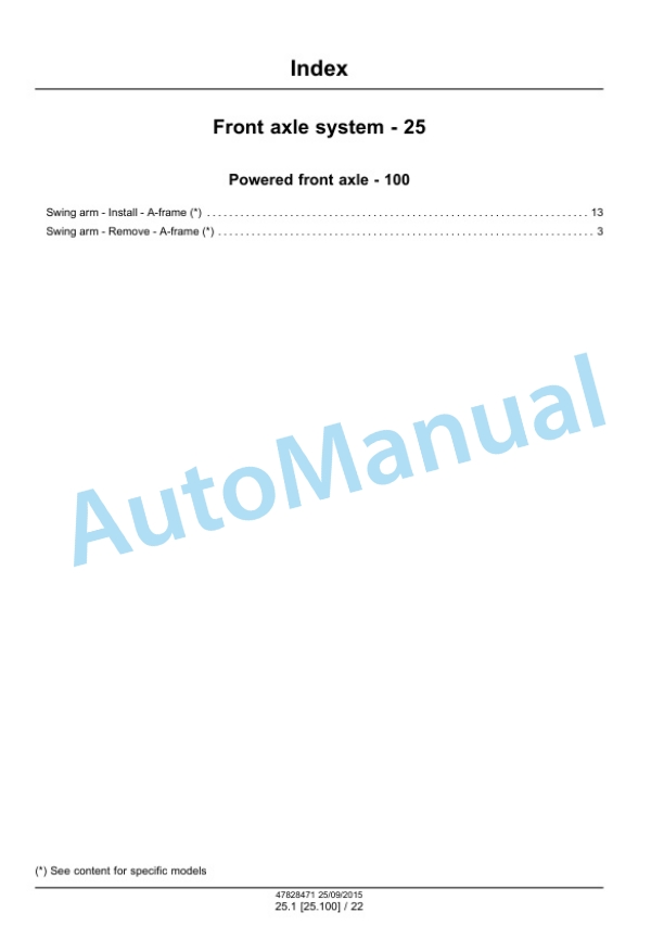 New Holland SP.295F, SP.300F, SP.345F Guardian Tier 4B Final Sprayer Service Manual 47828471 2 New Holland SP.295F, SP.300F, SP.345F Guardian Tier 4B Final Sprayer Service Manual 47828471 - Image 2