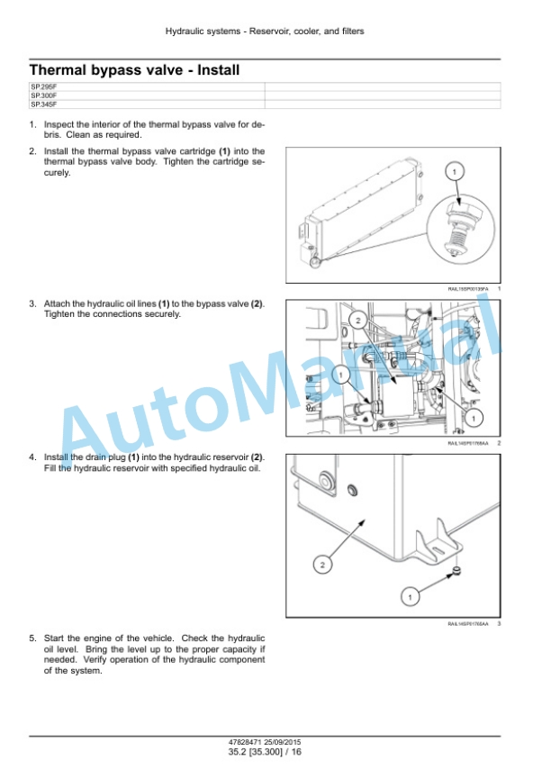 New Holland SP.295F, SP.300F, SP.345F Guardian Tier 4B Final Sprayer Service Manual 47828471 3 New Holland SP.295F, SP.300F, SP.345F Guardian Tier 4B Final Sprayer Service Manual 47828471 - Image 3