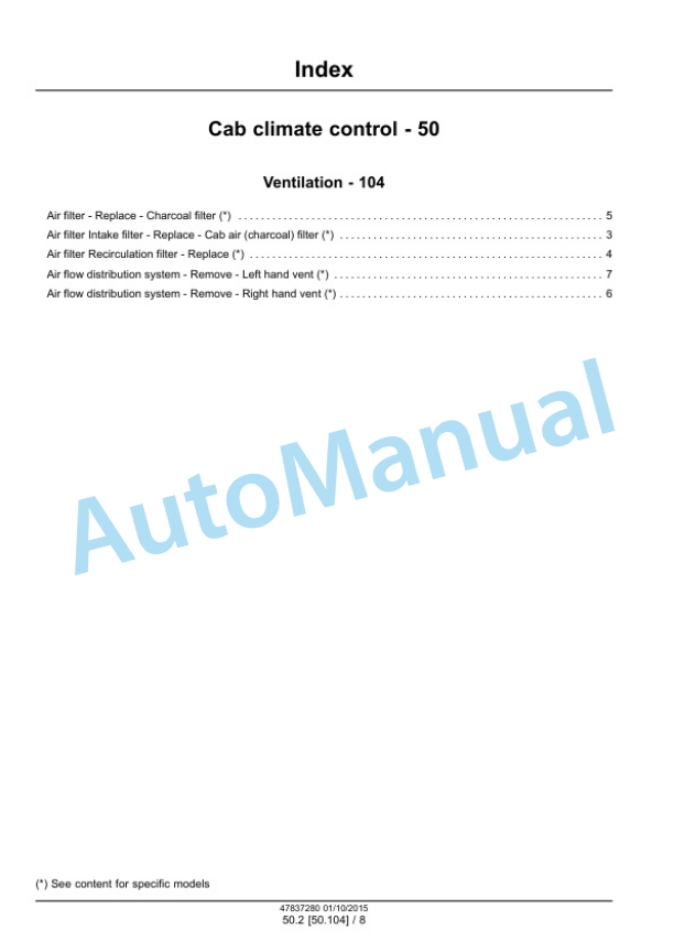 New Holland SP.300C Guardian Tier 4B Final Sprayer Service Manual 47837280 4 New Holland SP.300C Guardian Tier 4B Final Sprayer Service Manual 47837280 - Image 4