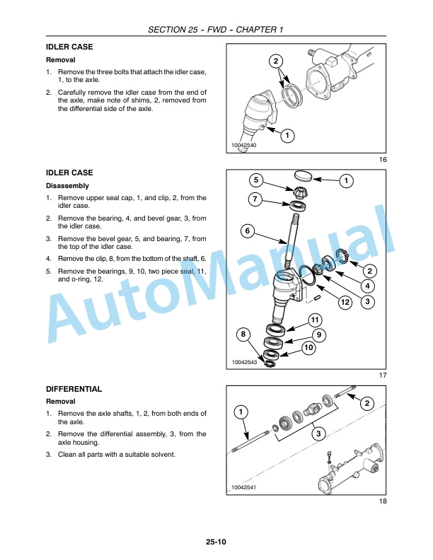 New Holland T1010, T1030, T1110 Tractor Repair Manual 87739174-5