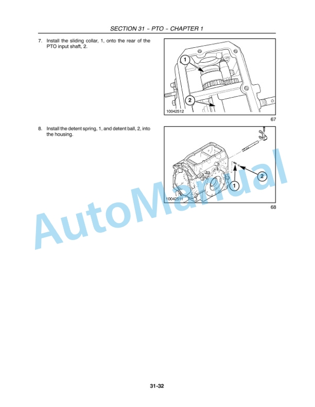 New Holland T1010, T1030, T1110 Tractor Repair Manual 87739175-3