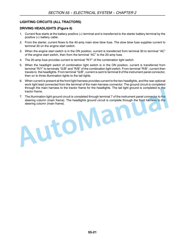 New Holland T1010, T1030, T1110 Tractor Repair Manual 87739177 5 New Holland T1010, T1030, T1110 Tractor Repair Manual 87739177 - Image 5