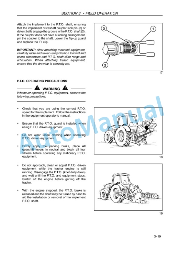 New Holland T1254B, T1404B Tractor Operation and Maintenance Manual 48063745 3 New Holland T1254B, T1404B Tractor Operation and Maintenance Manual 48063745 - Image 3