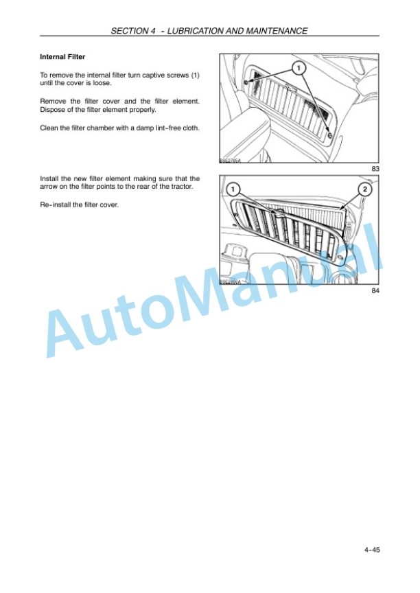 New Holland T1254B, T1404B Tractor Operation and Maintenance Manual 48096648 5 New Holland T1254B, T1404B Tractor Operation and Maintenance Manual 48096648 - Image 5