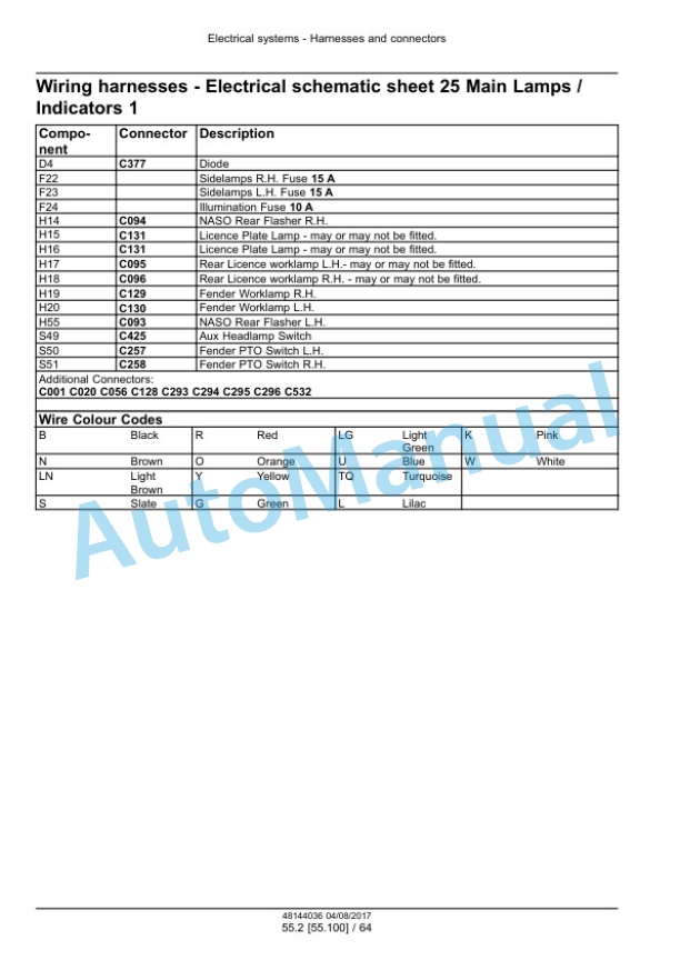 New Holland T1254B, T1404B Tractor Service Manual 48144036 4 New Holland T1254B, T1404B Tractor Service Manual 48144036 - Image 4