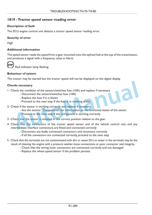 New Holland T14.70RS, T14.80RS, T14.90RS, T14.100RS Tractor Operation and Maintenance Manual 51427768 4 New Holland T14.70RS, T14.80RS, T14.90RS, T14.100RS Tractor Operation and Maintenance Manual 51427768 - Image 4