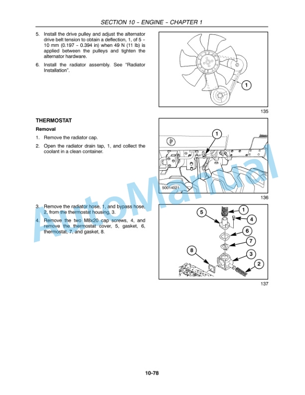 New Holland T1510, T1520 Tractor Service Manual 84260815 2 New Holland T1510, T1520 Tractor Service Manual 84260815 - Image 2