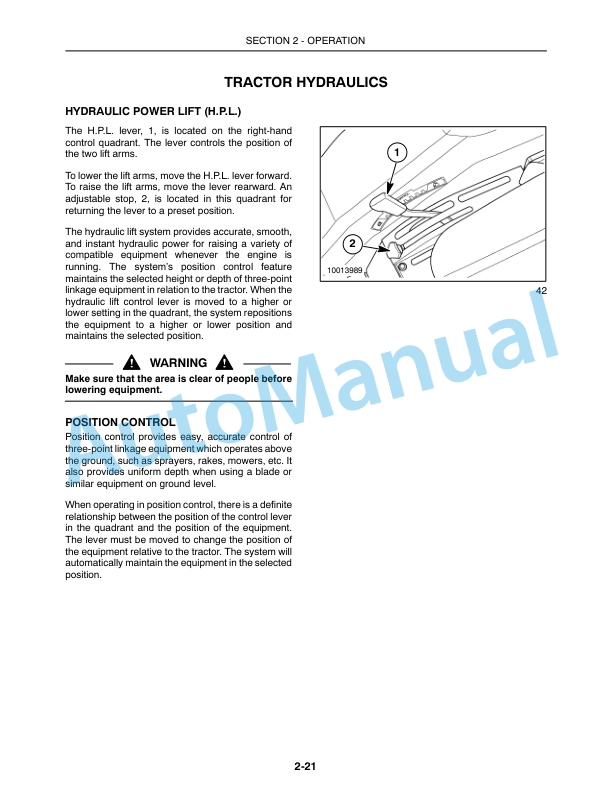 New Holland T1510 Tractor Operation and Maintenance Manual 87711641 3 New Holland T1510 Tractor Operation and Maintenance Manual 87711641 - Image 3