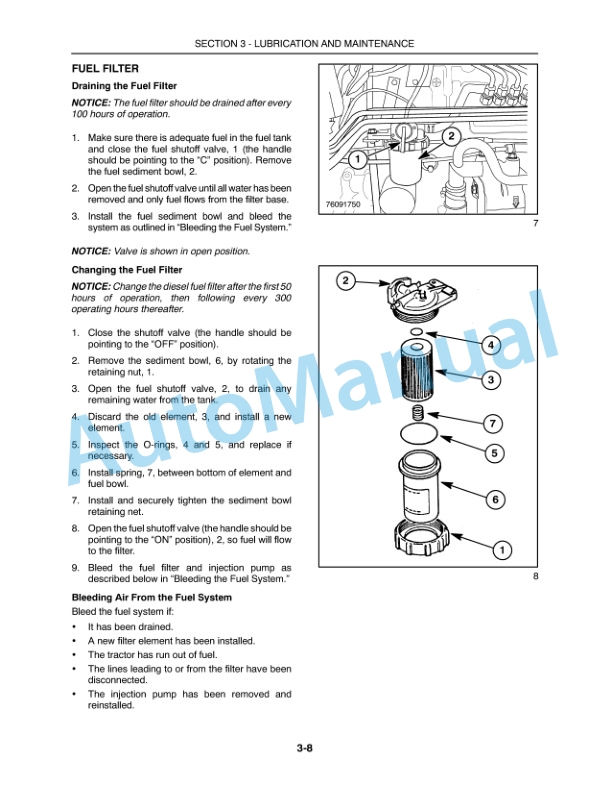 New Holland T1530 Tractor Operation and Maintenance Manual 84333785 4 New Holland T1530 Tractor Operation and Maintenance Manual 84333785-4