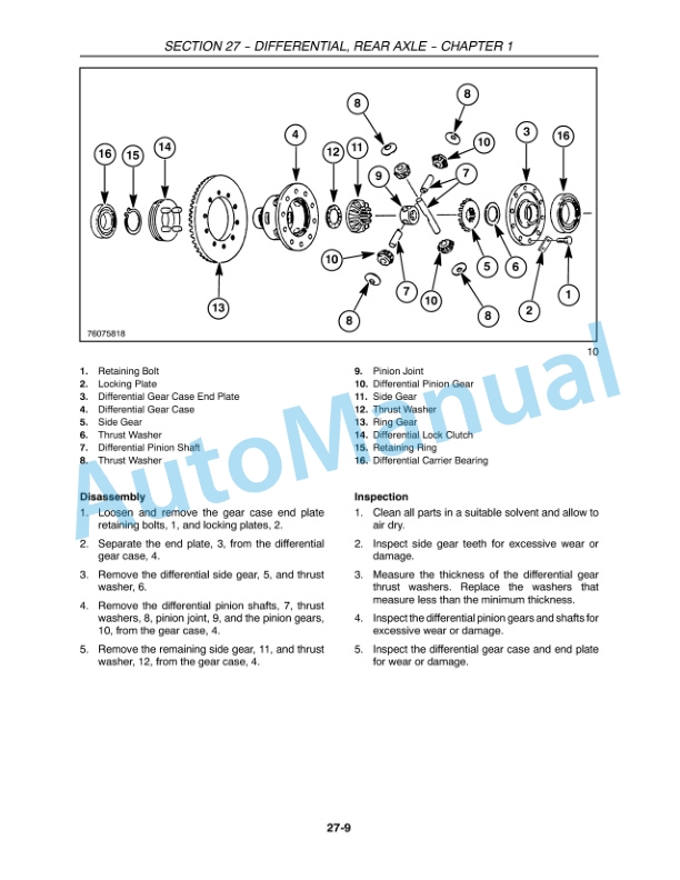 New Holland T1530 Tractor Service Manual 84227369 3 New Holland T1530 Tractor Service Manual 84227369 - Image 3
